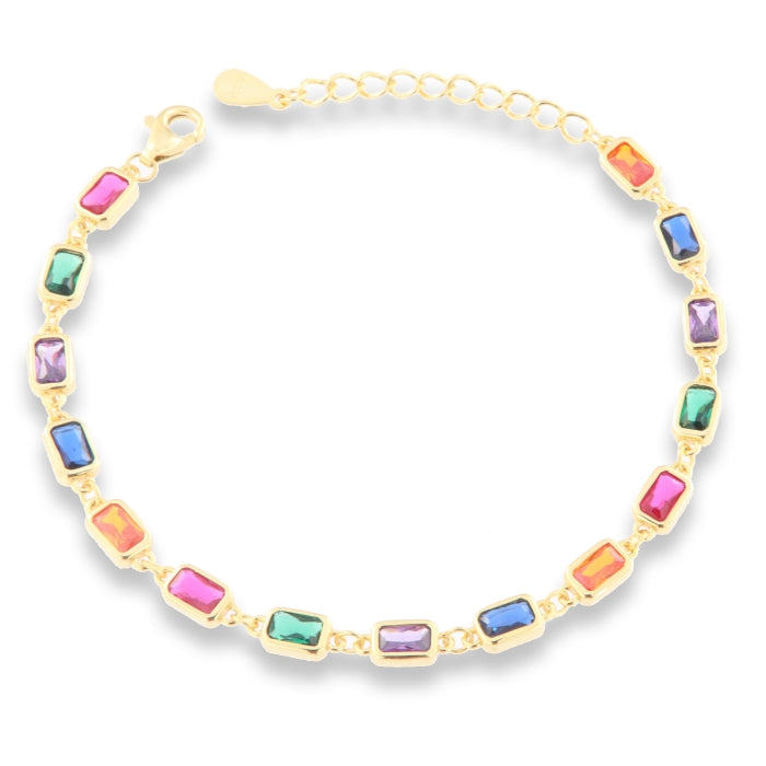 Sunshine CZ Tennis Bracelet | Colours