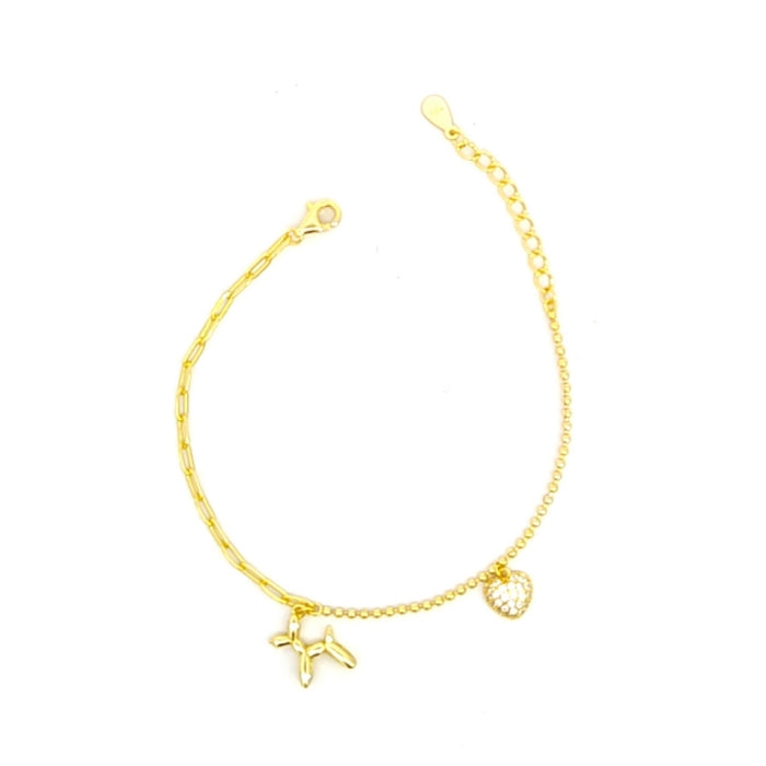 Sunshine Pretty CZ Charm Bracelet | 16 + 3cm