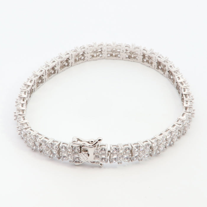 Silver CZ Tennis Bracelet | Fancy