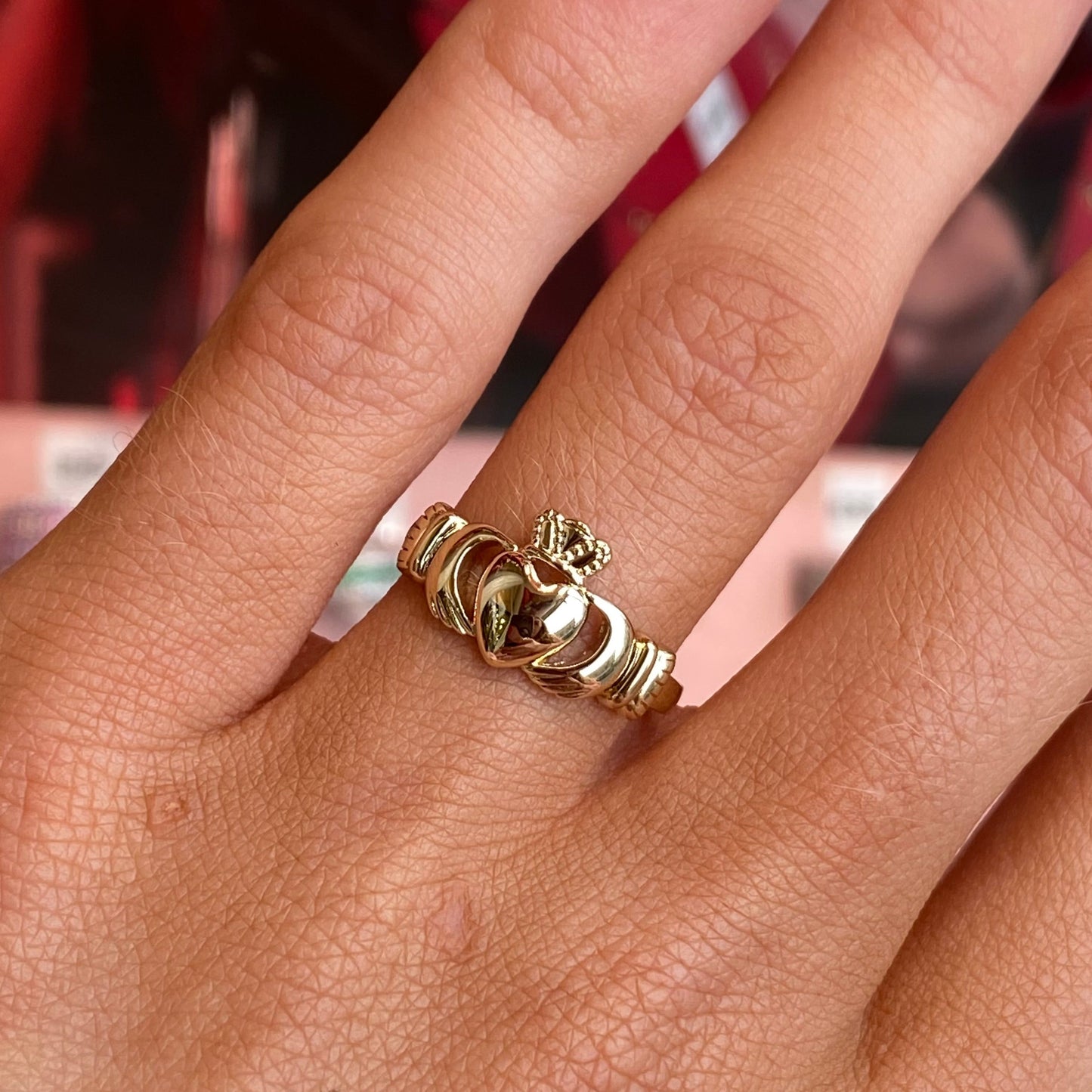 Rolled Gold Claddagh Ring - John Ross Jewellers