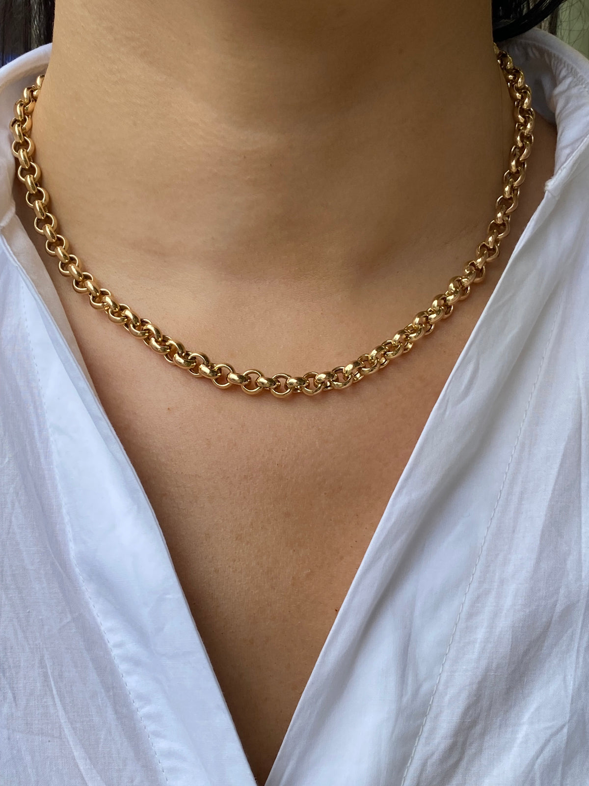 Sunshine Chunky Belcher Chain | 45cm