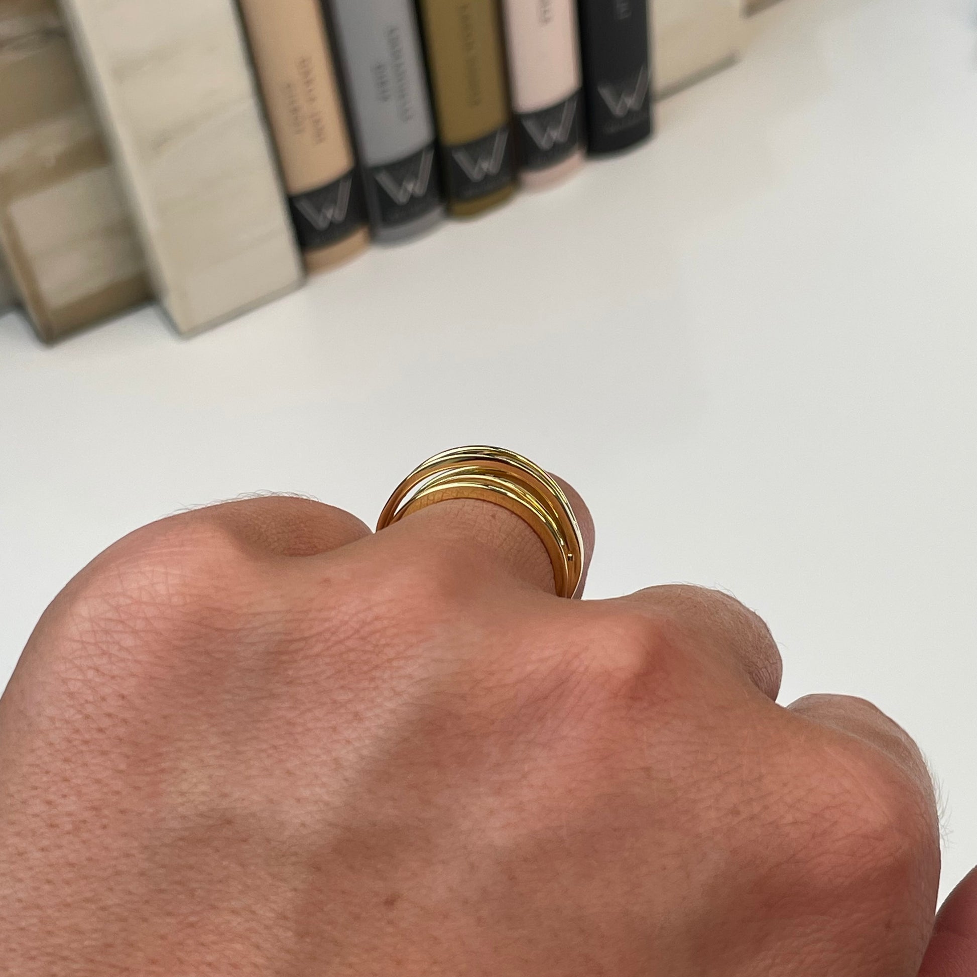 Sunshine Ribbed Ring - John Ross Jewellers