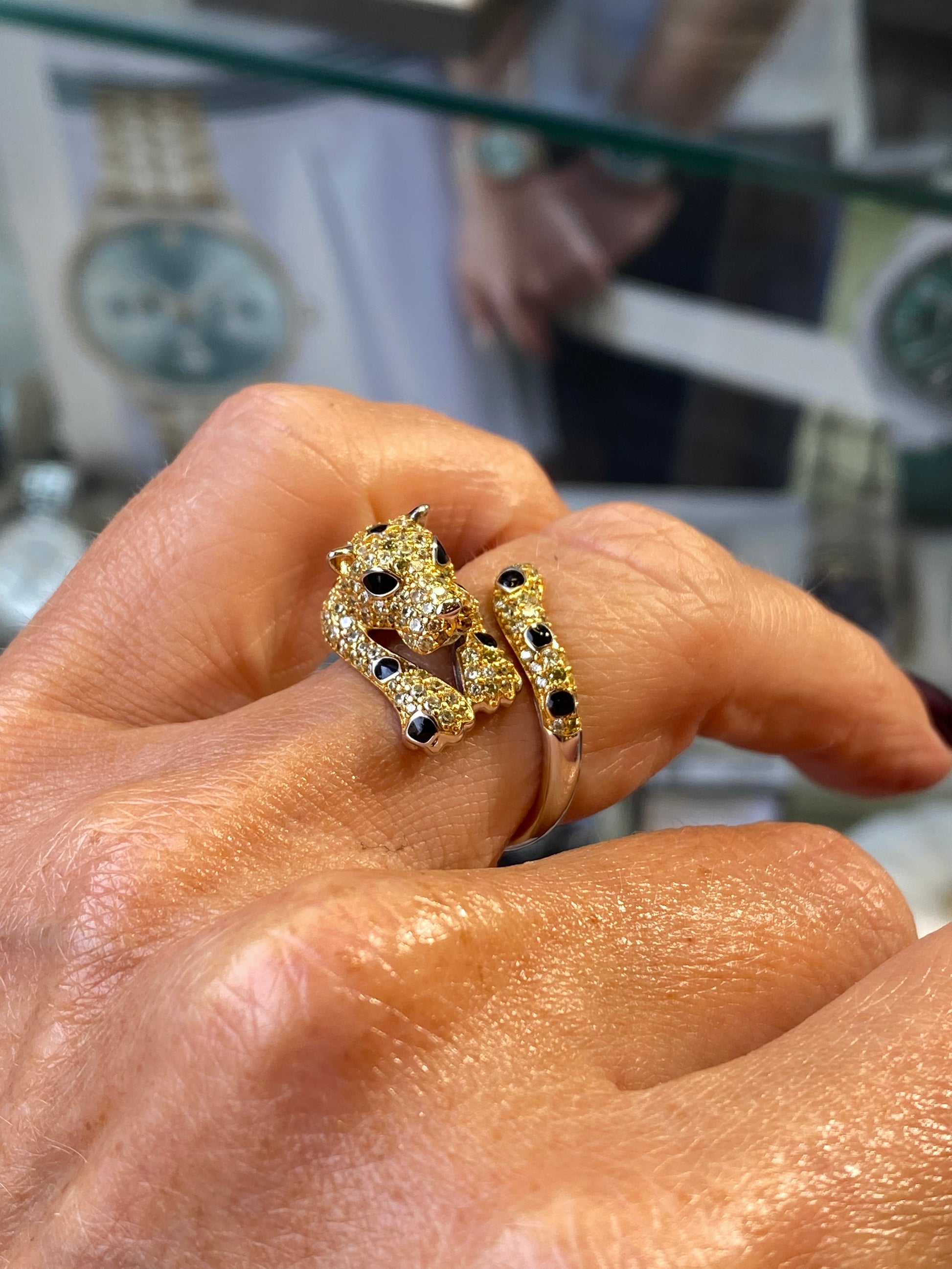 REBECCA Urban Jungle | Jaguar Ring - John Ross Jewellers