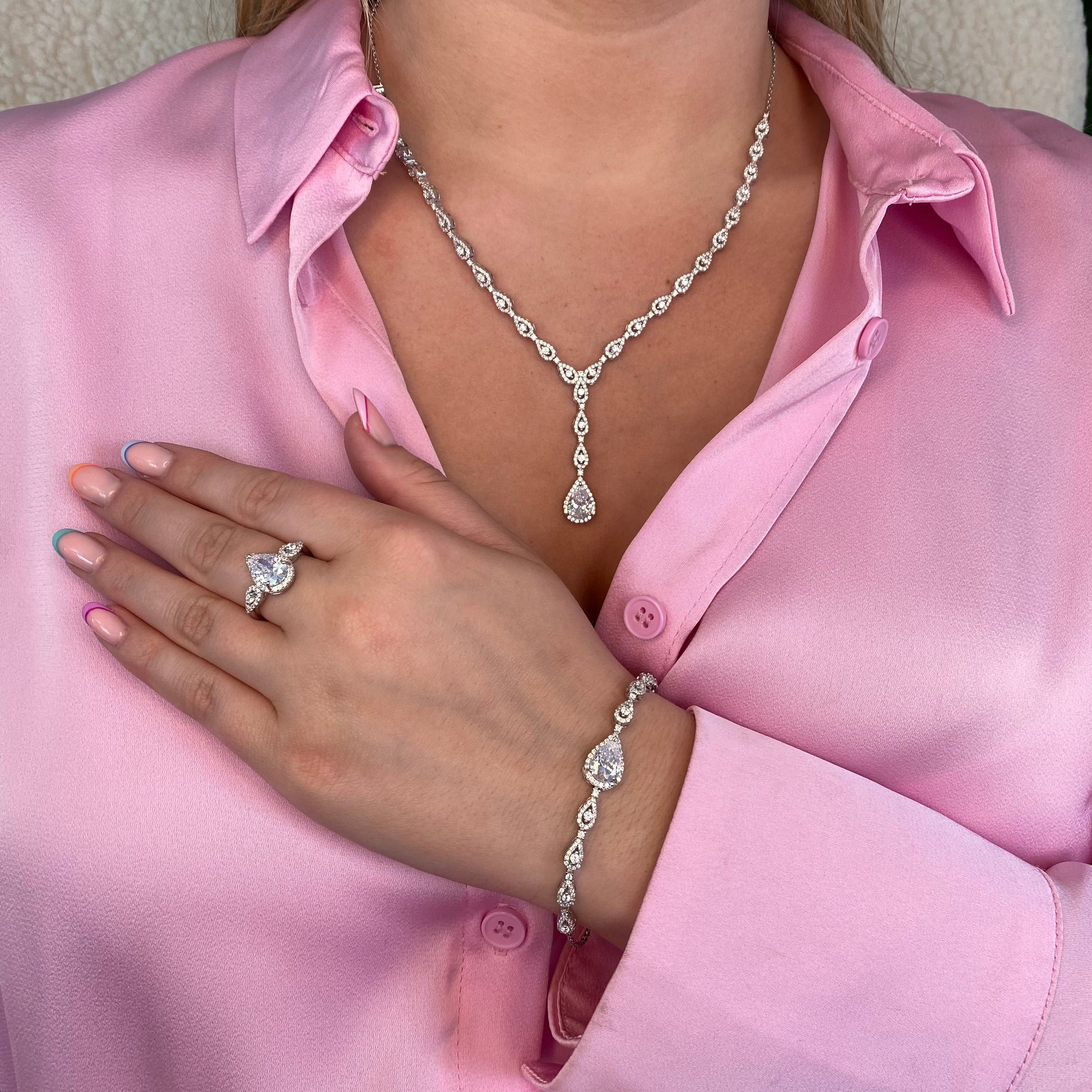 Silver Emilie bracelet by Comero featuring a sleek, minimalist design with smooth silver links and a secure clasp.
