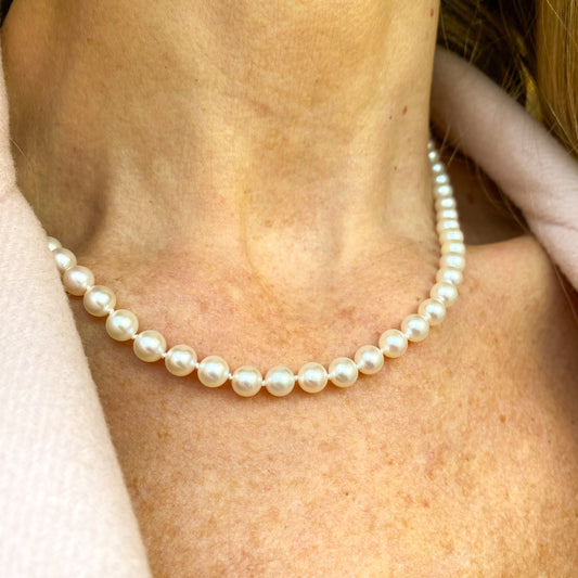 Akoya Cultured Pearl Necklace | 5.5-6.0mm