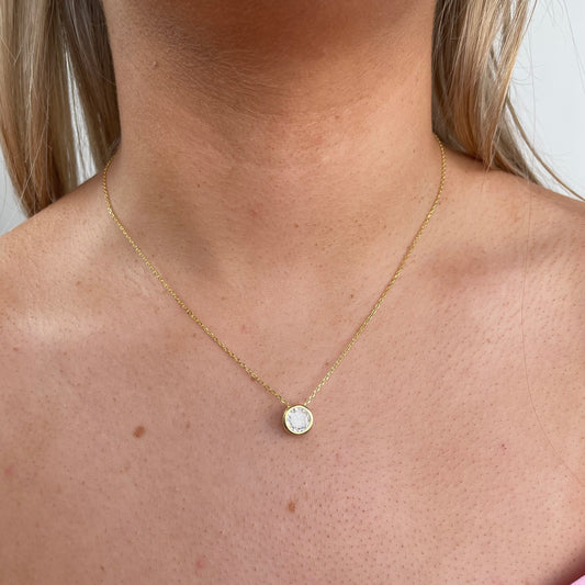 Sunshine CZ Slider Necklace - John Ross Jewellers