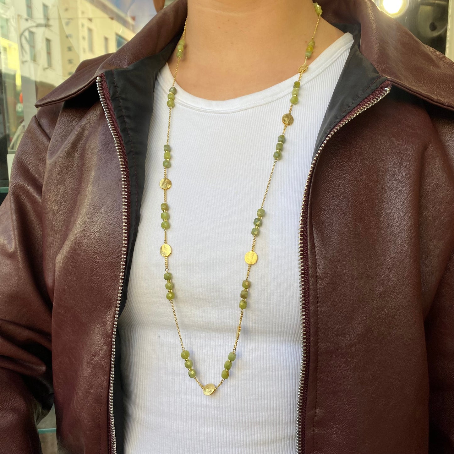 Baroque Necklace | Aras | Jade