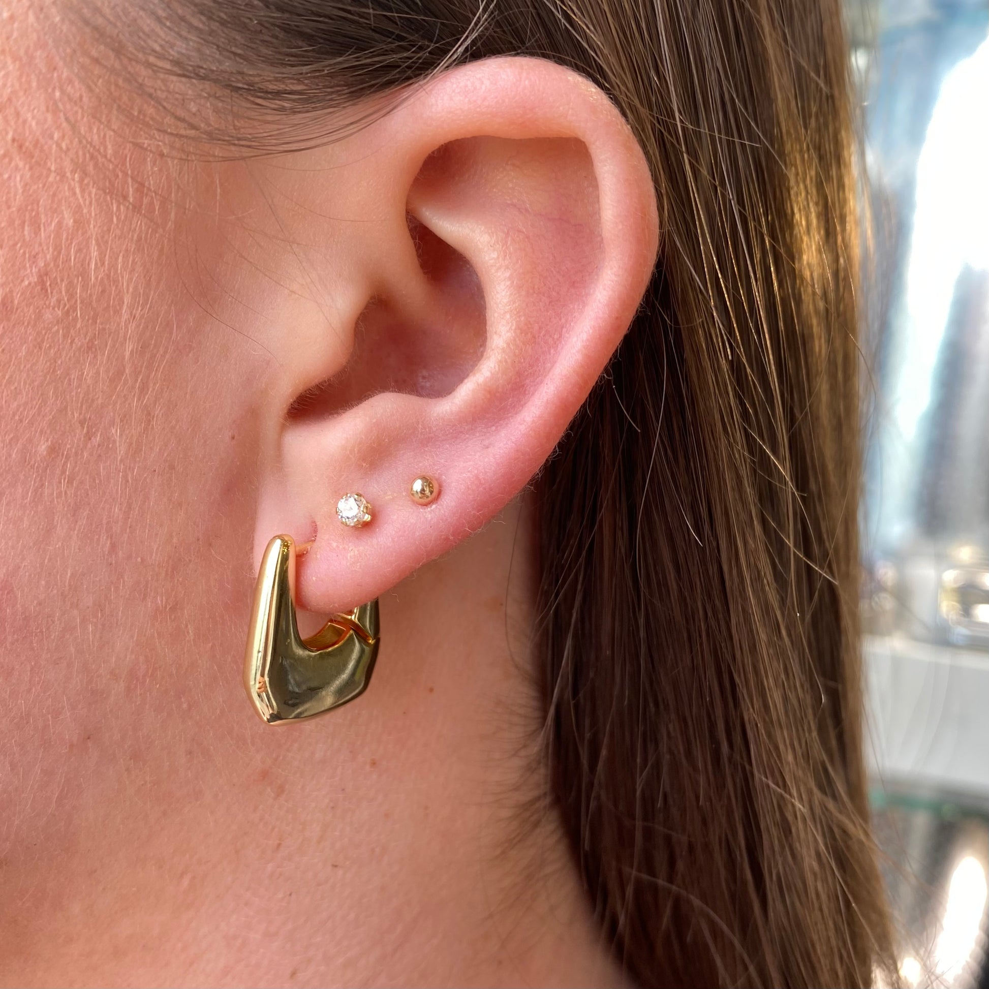 Sunshine Handbag Hoop Earrings - John Ross Jewellers