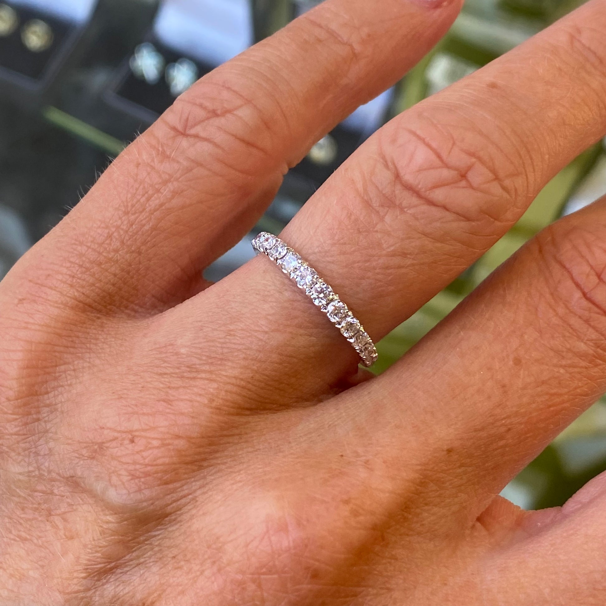 18ct Gold Diamond Eternity Ring 0.53ct | Graduated - John Ross Jewellers