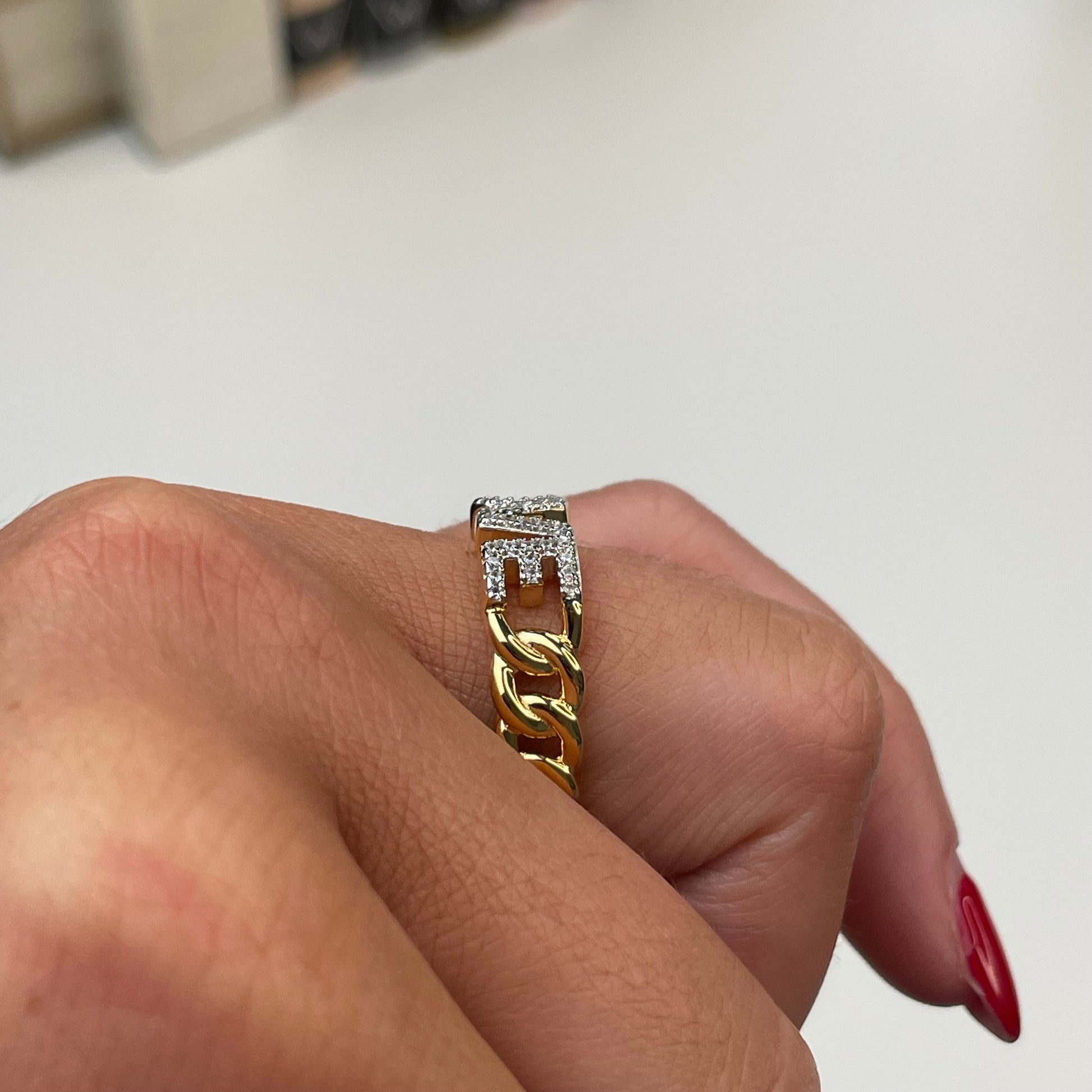 Sunshine CZ LOVE Ring - John Ross Jewellers