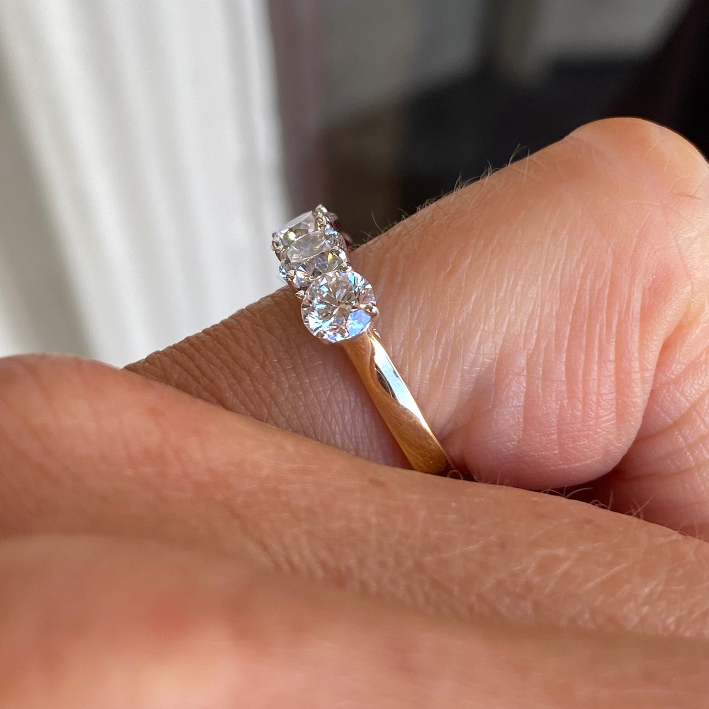 18ct Gold Five Stone Eternity Ring | Lab Grown 2.58ct - John Ross Jewellers