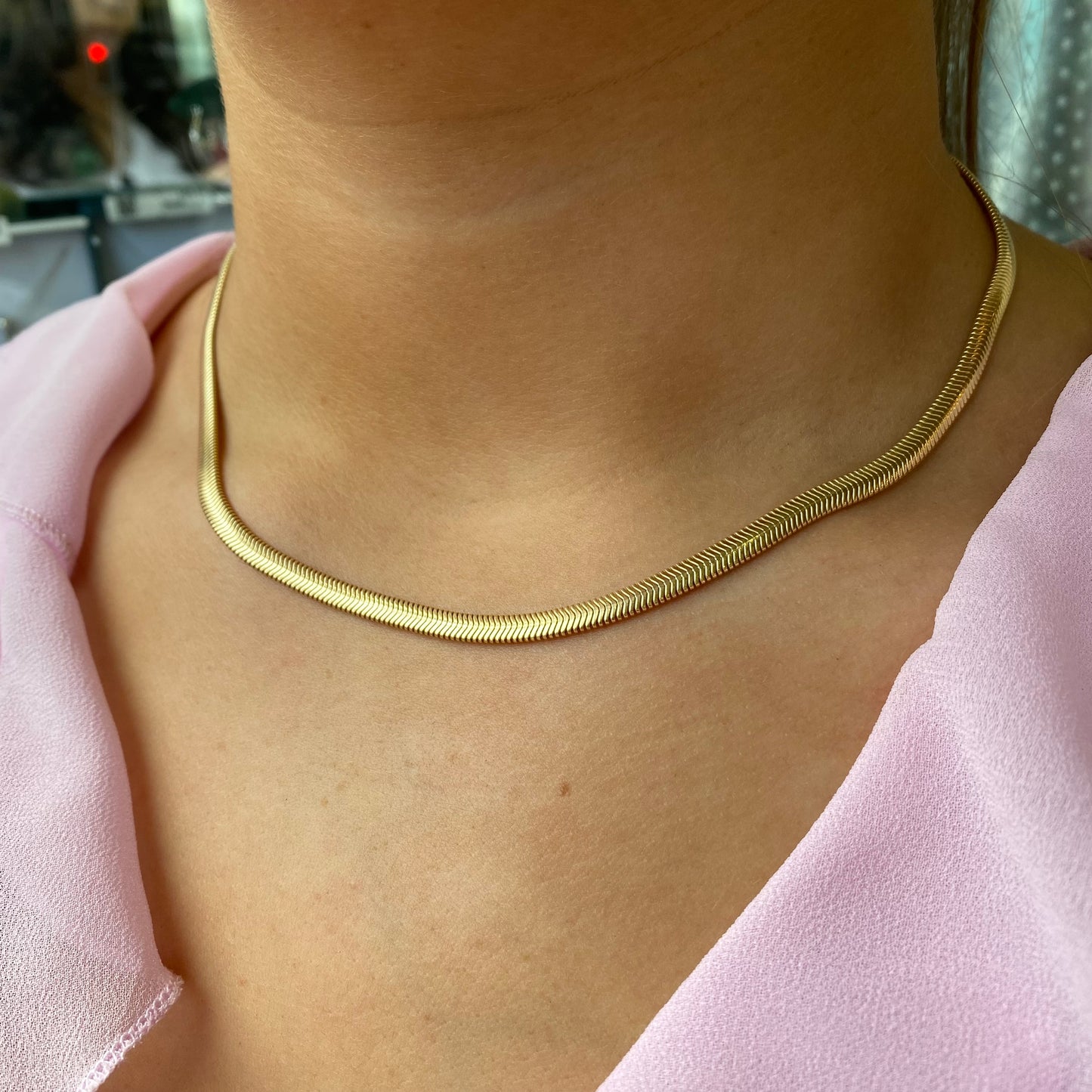 Sunshine Snake Chain Necklace