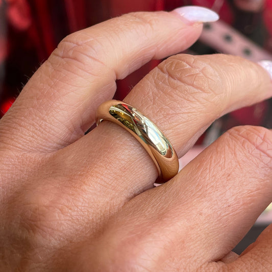 Sunshine High Dome Band Ring - John Ross Jewellers