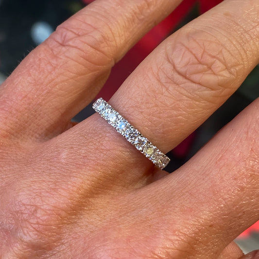 Platinum Diamond Eternity Ring | 1.00ct - John Ross Jewellers