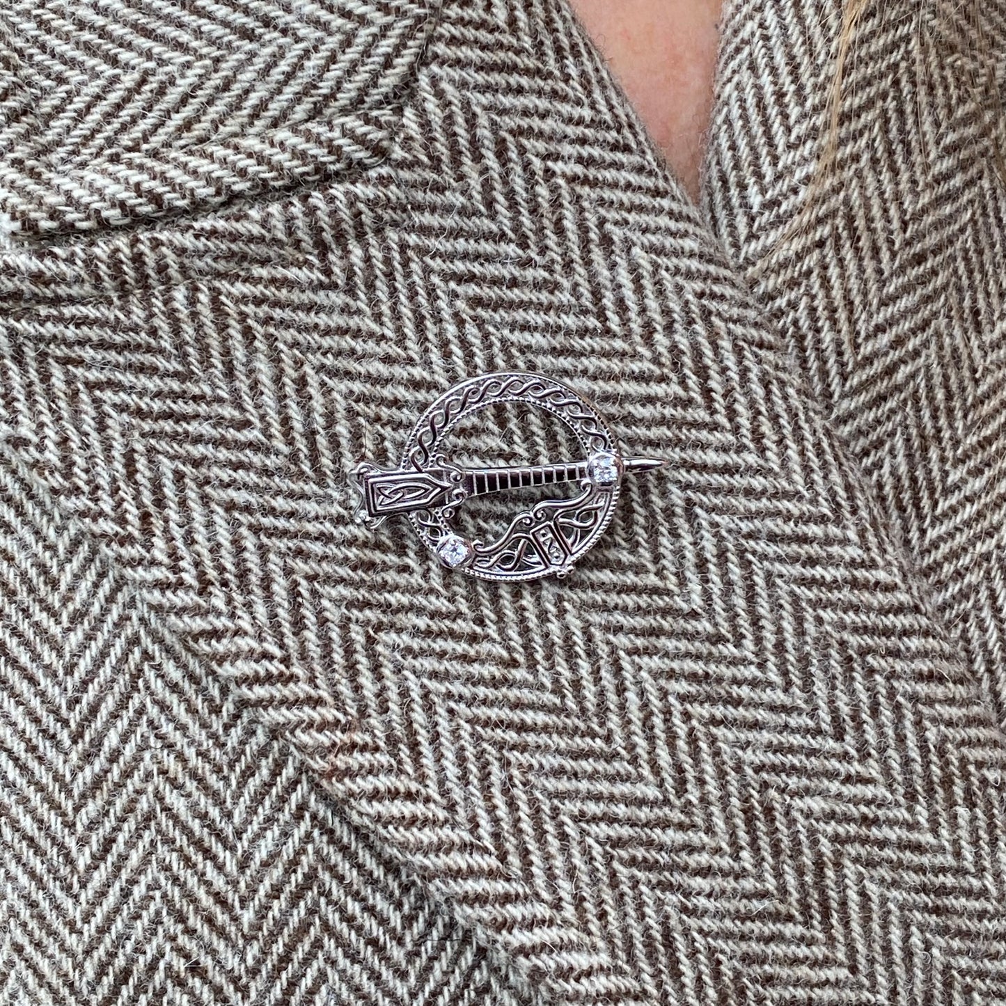 Silver Tara Brooch - John Ross Jewellers