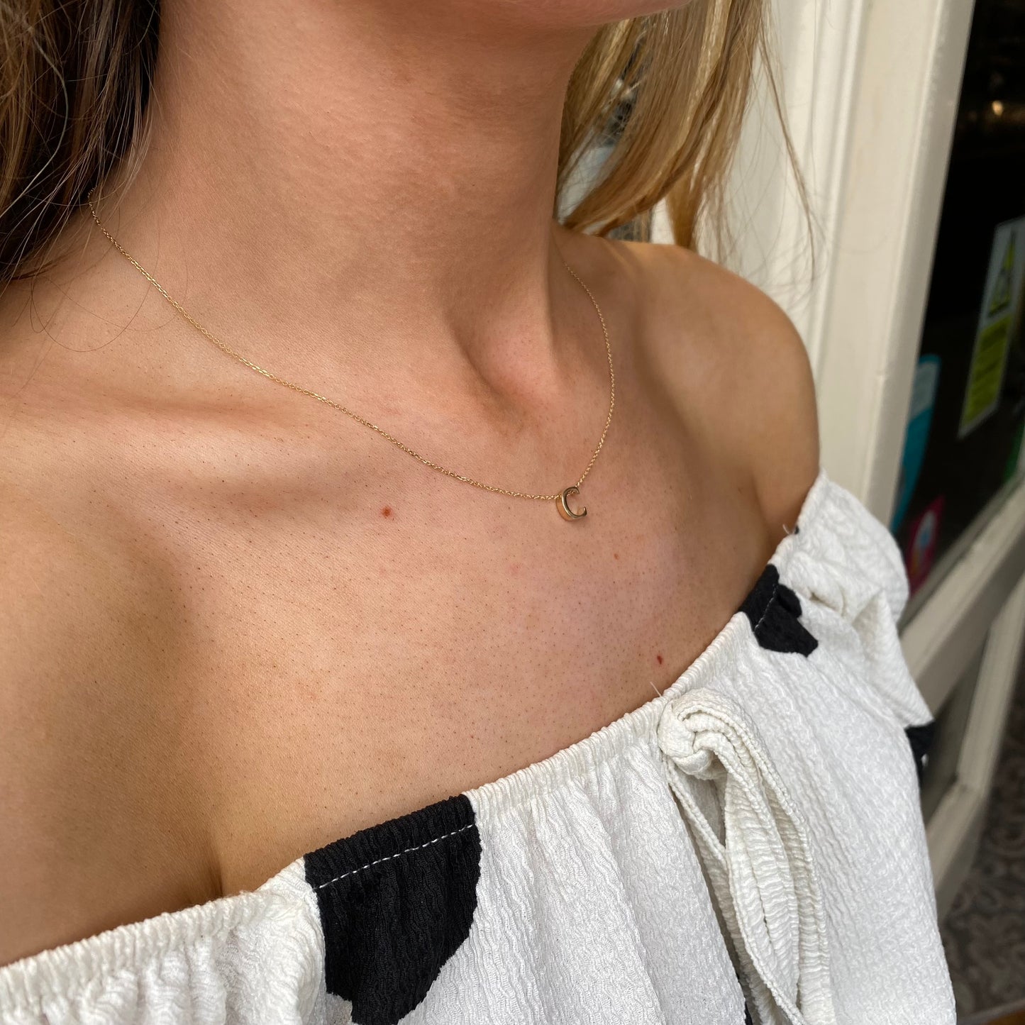 9ct Gold Letter Necklace - John Ross Jewellers