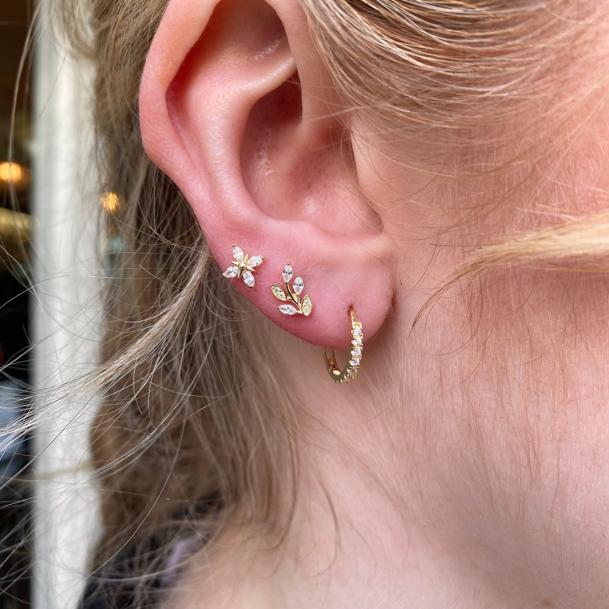9ct Gold Huggie Hoop Earrings | Lab Grown