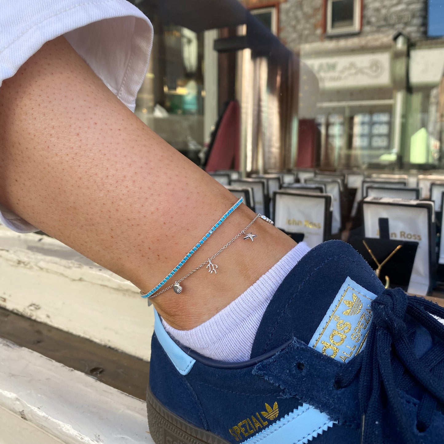 Silver Anklet - Under The Sea - John Ross Jewellers