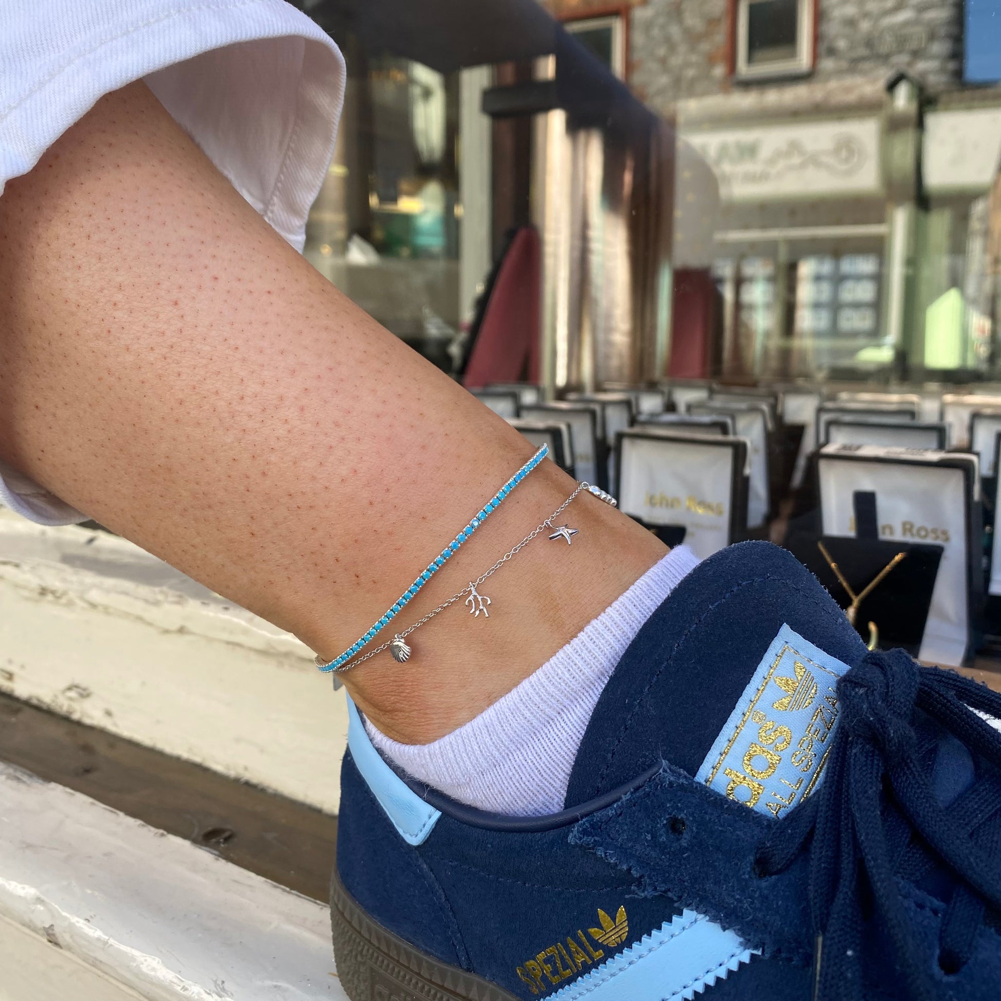 Silver Anklet - Under The Sea - John Ross Jewellers