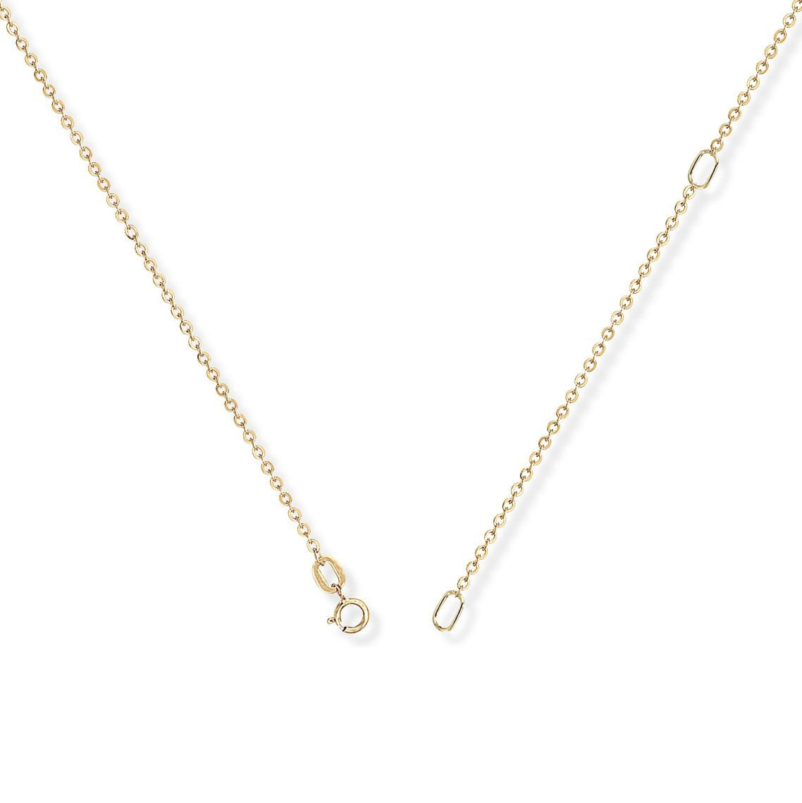 9ct Gold St Christopher Medal Necklace - 12mm - John Ross Jewellers