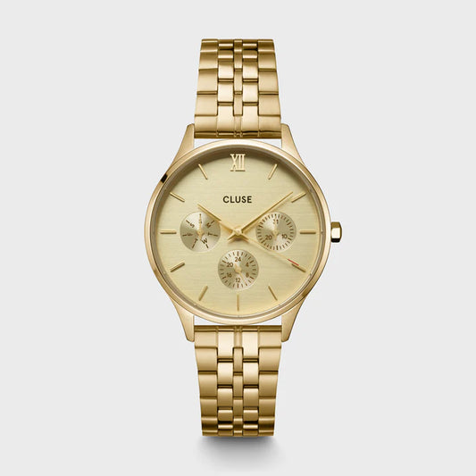 CLUSE Minuit Multifunction Full Gold - John Ross Jewellers