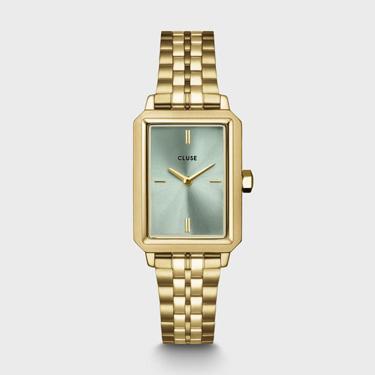 CLUSE Fluette Gold/Sage Green - John Ross Jewellers