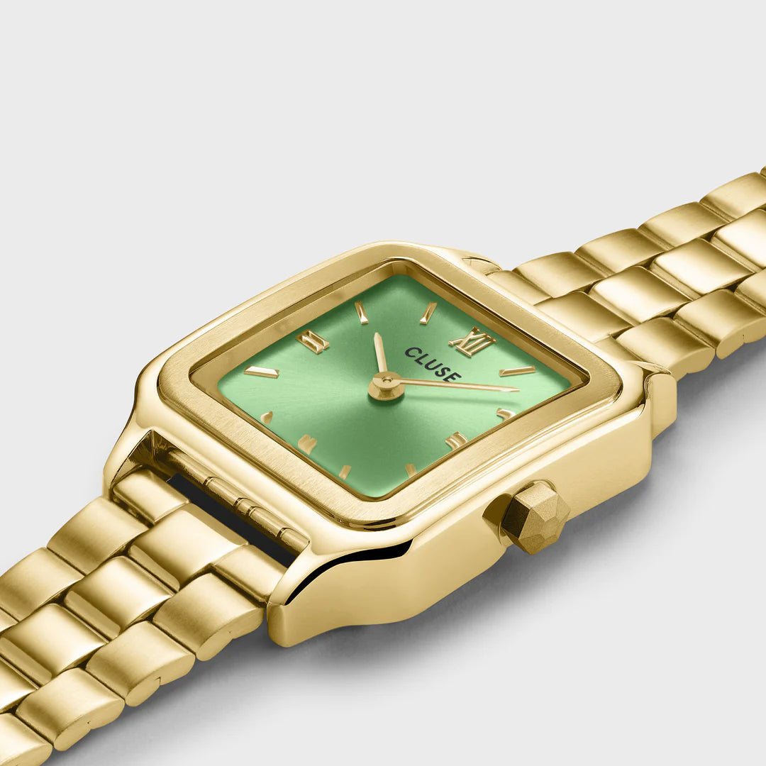 CLUSE Gracieuse Petite Gold/ Light Green - John Ross Jewellers