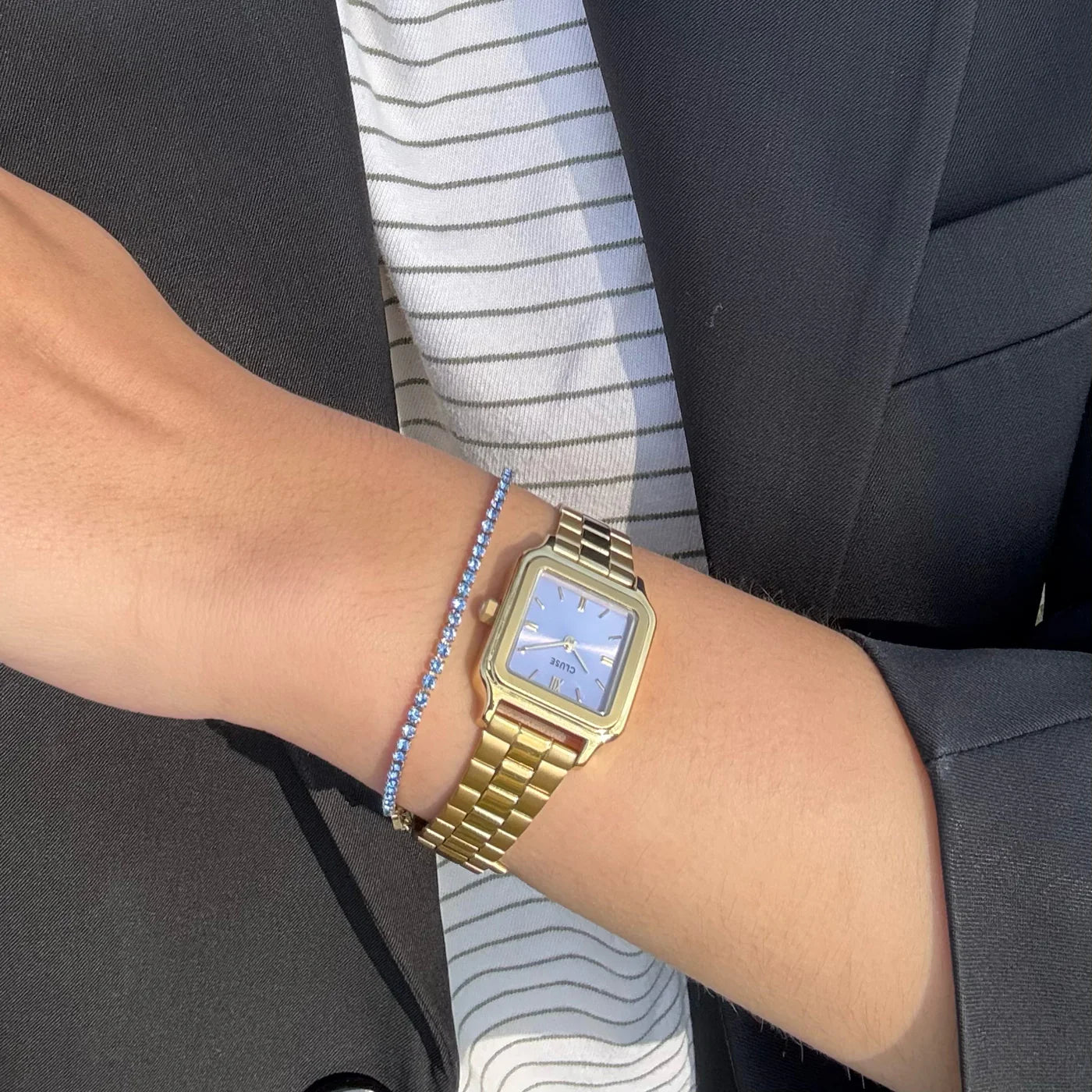 CLUSE Gracieuse Petite Gold/Frosted Lilac - John Ross Jewellers