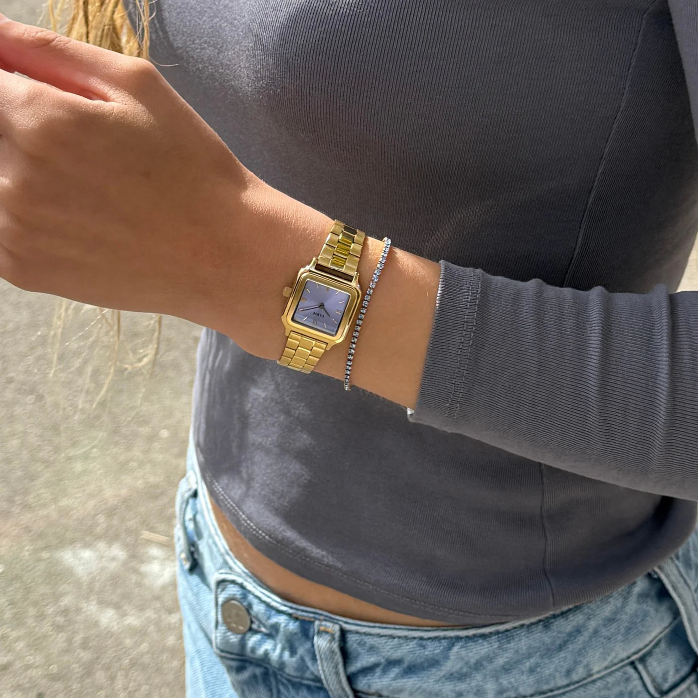 CLUSE Gracieuse Petite Gold/Frosted Lilac - John Ross Jewellers