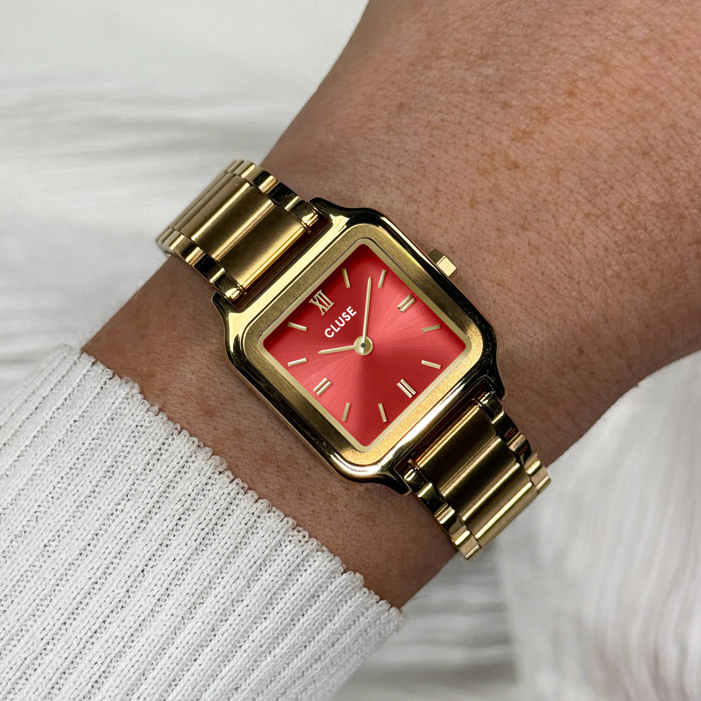 CLUSE Gracieuse Petite Gold/Watermelon Red