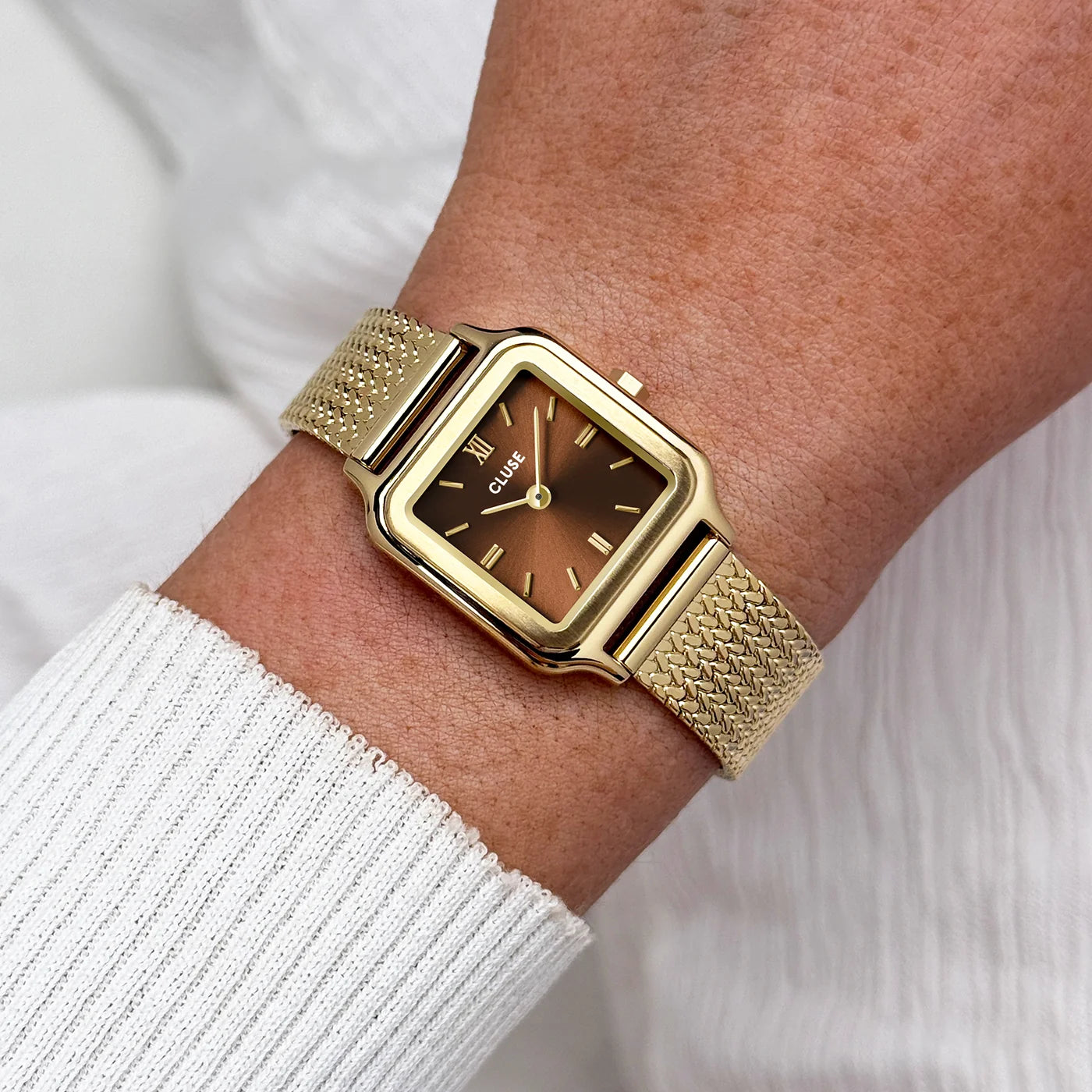 CLUSE Gracieuse Petite Mesh Gold/Brown