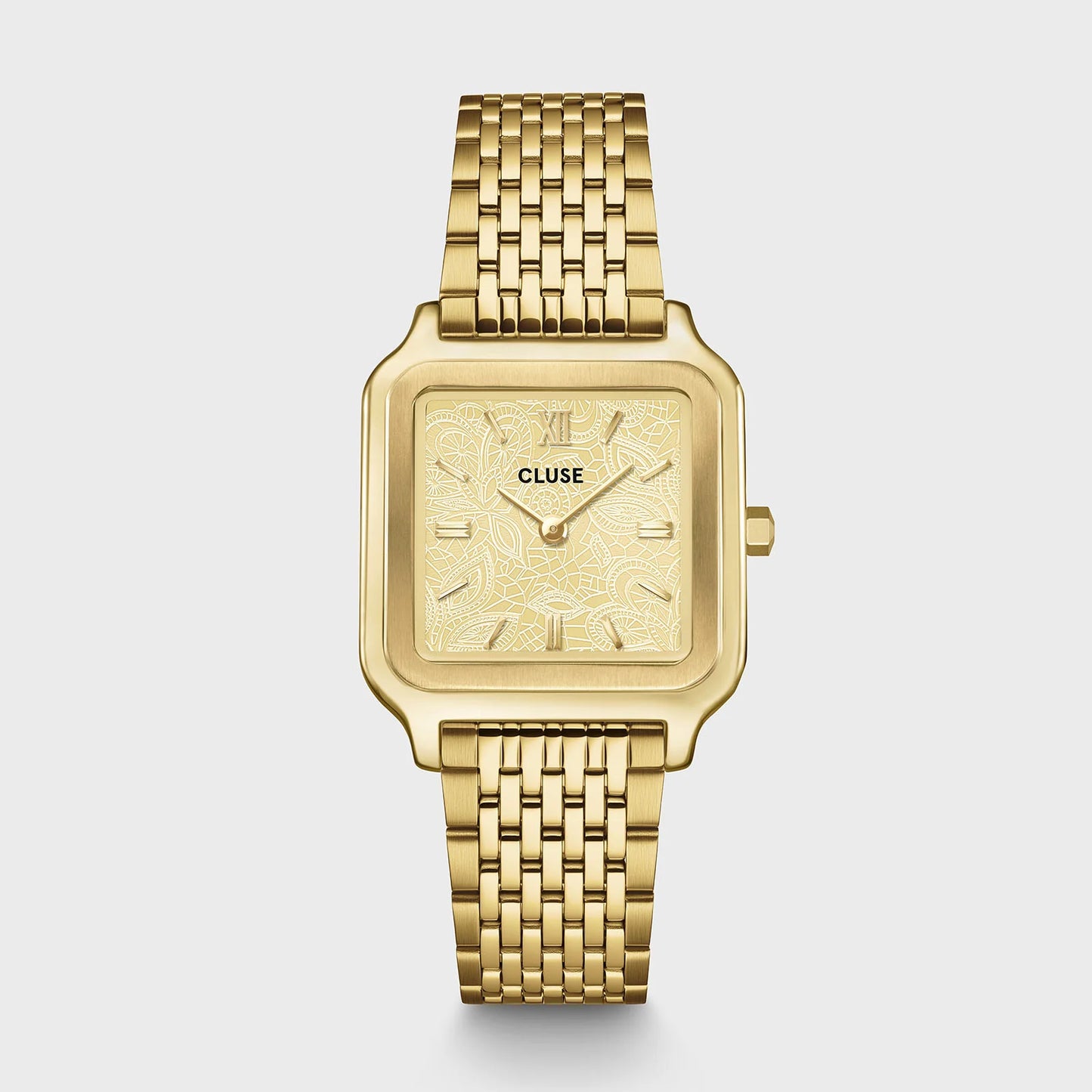 CLUSE Gracieuse Lace Textured Gold - John Ross Jewellers