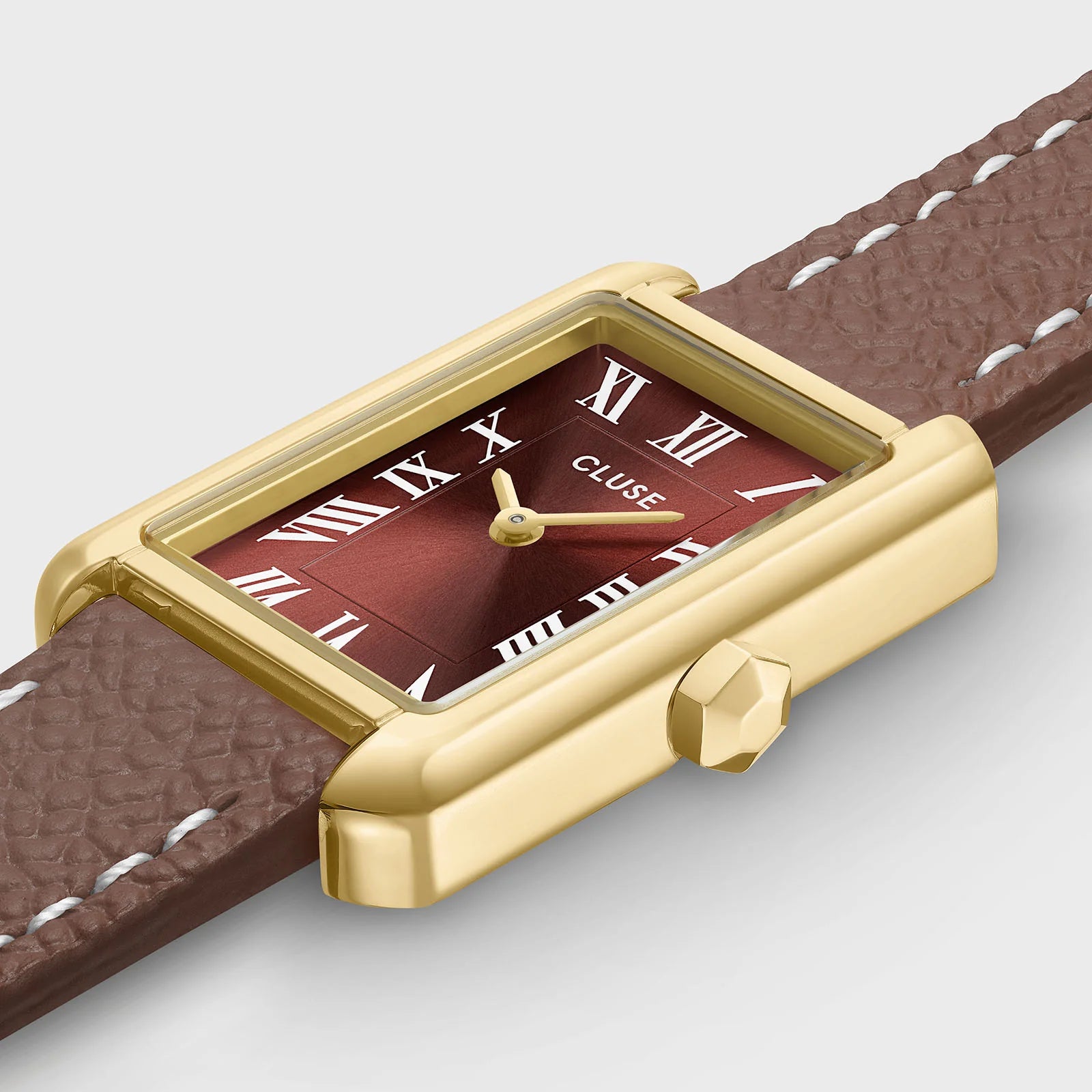 CLUSE Belisenna Double Leather Gold/Mocha - John Ross Jewellers