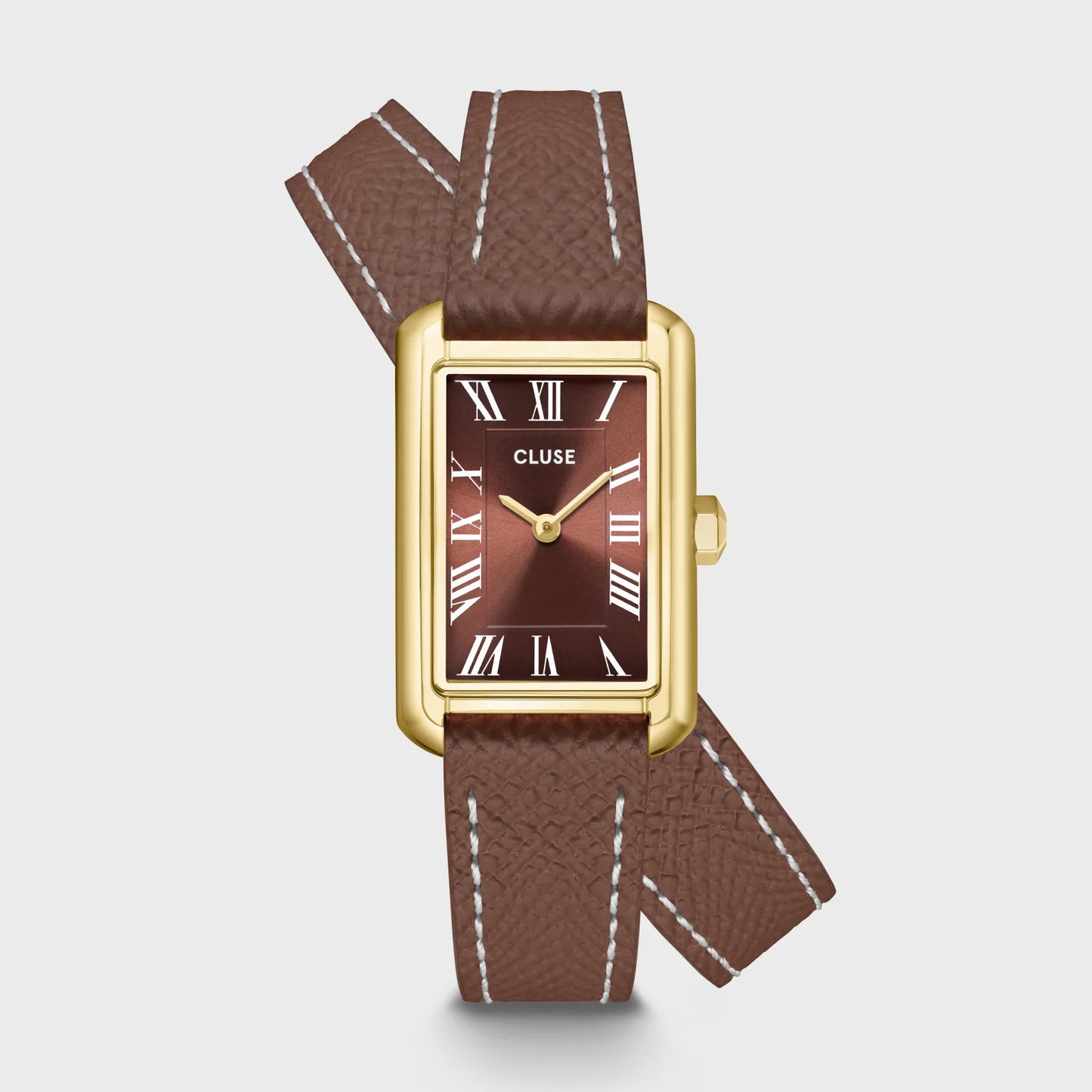 CLUSE Belisenna Double Leather Gold/Mocha - John Ross Jewellers
