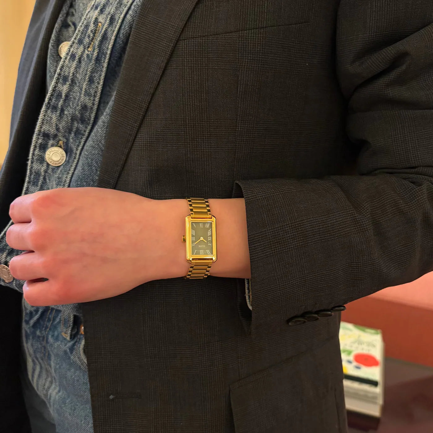 CLUSE Belisenna Gold/Olive - John Ross Jewellers