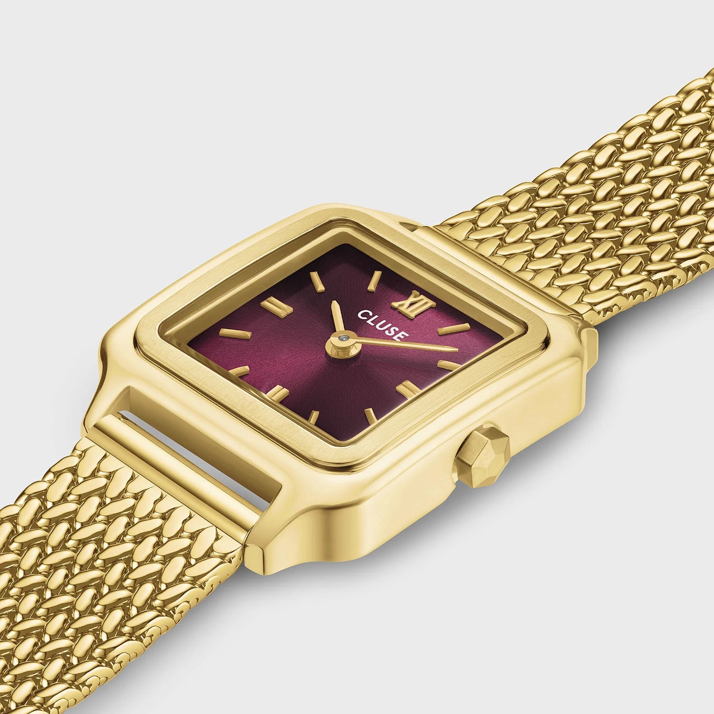 CLUSE Gracieuse Mini Mesh Gold/Dark Cherry