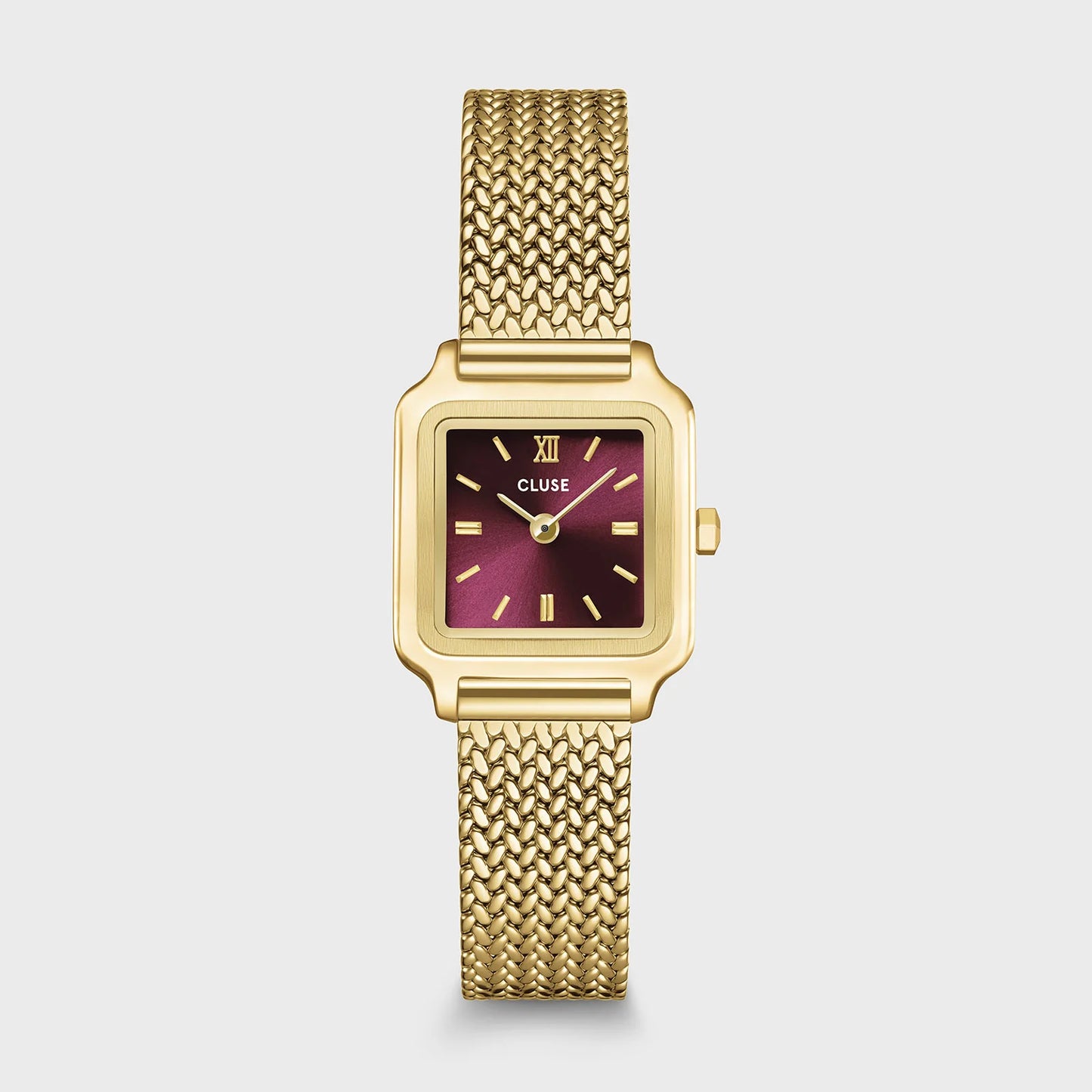 CLUSE Gracieuse Mini Mesh Gold/Dark Cherry