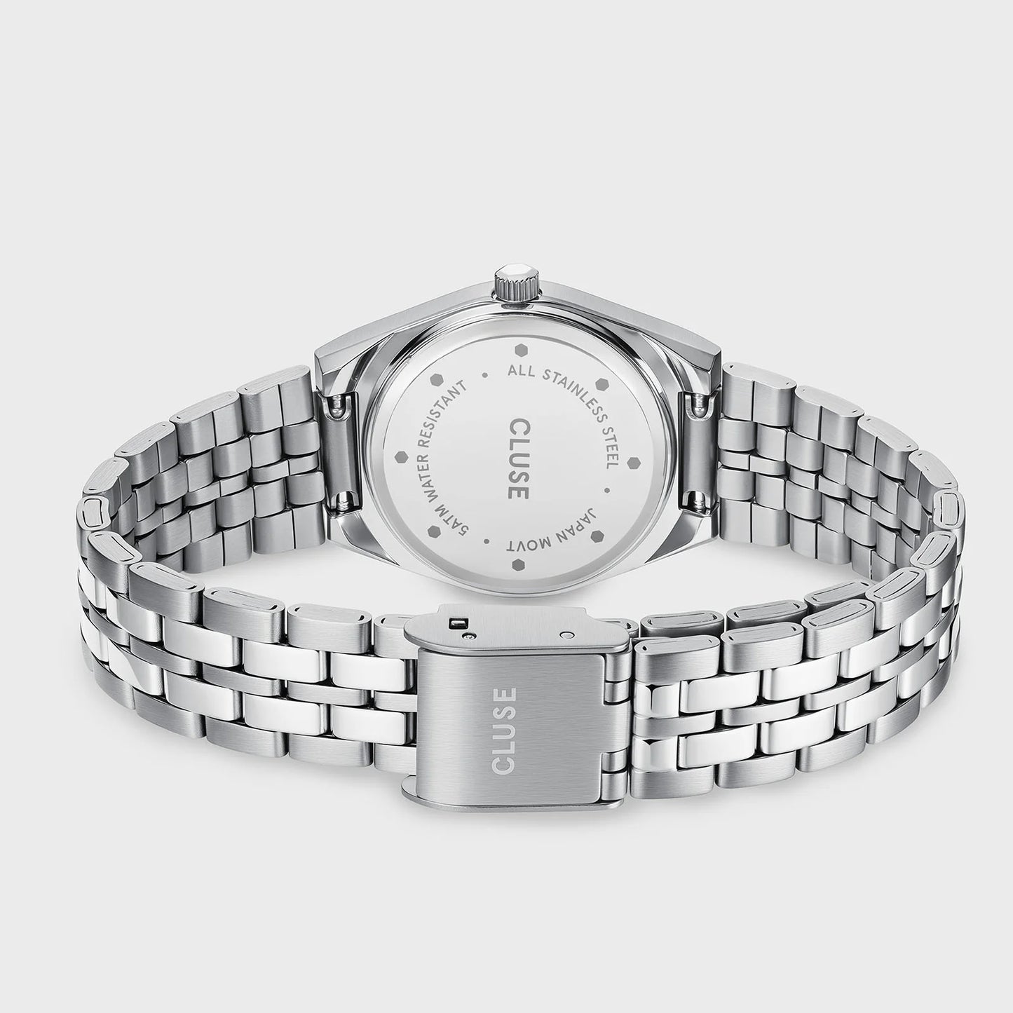 CLUSE Retro 70's Mini Silver/Fuchsia - John Ross Jewellers