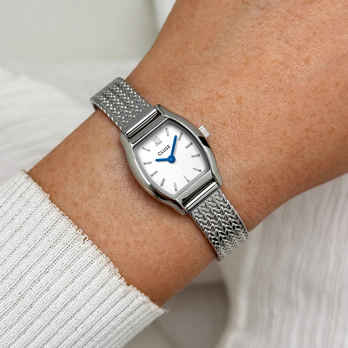 CLUSE Tonnette Mini Mesh Silver