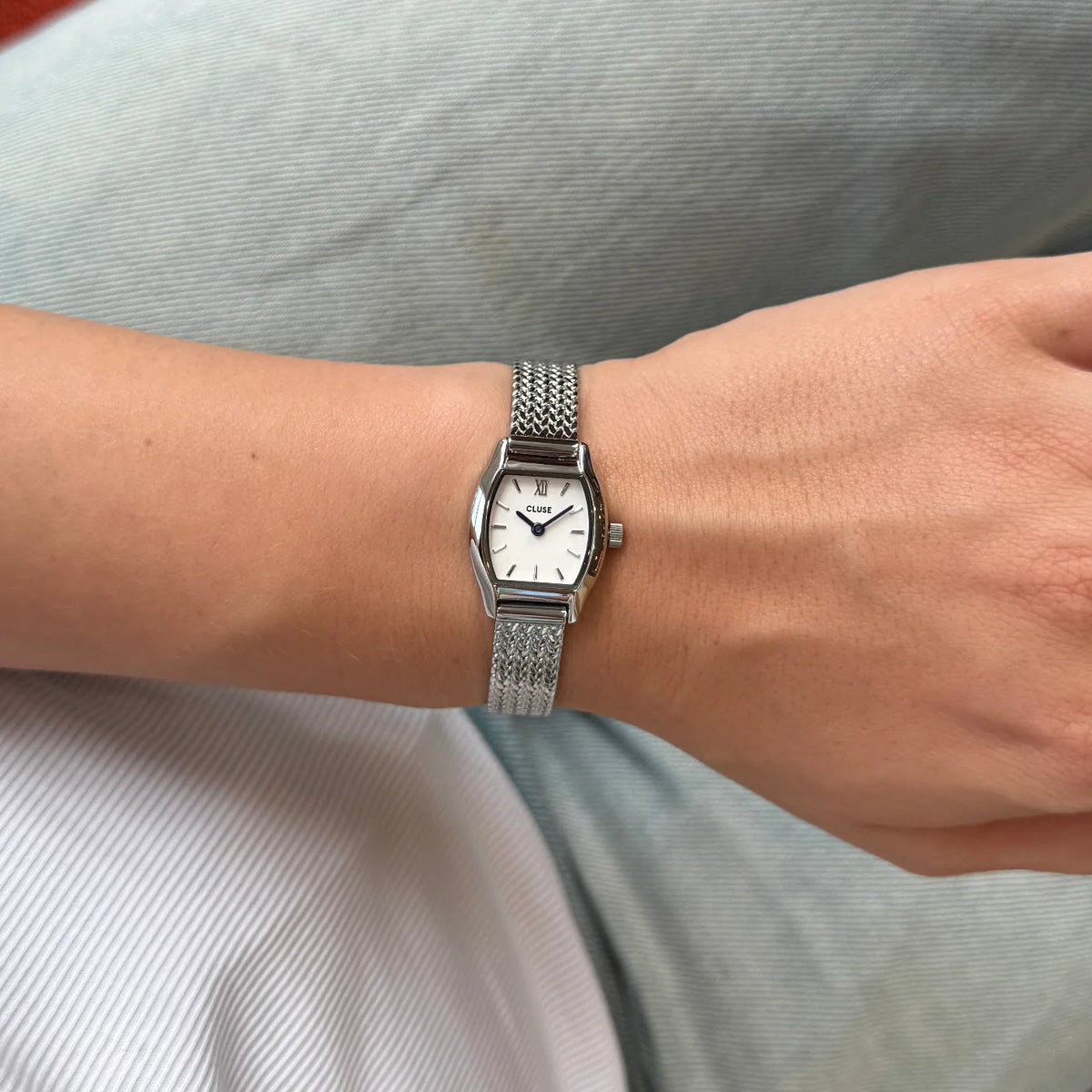 CLUSE Tonnette Mini Mesh Silver