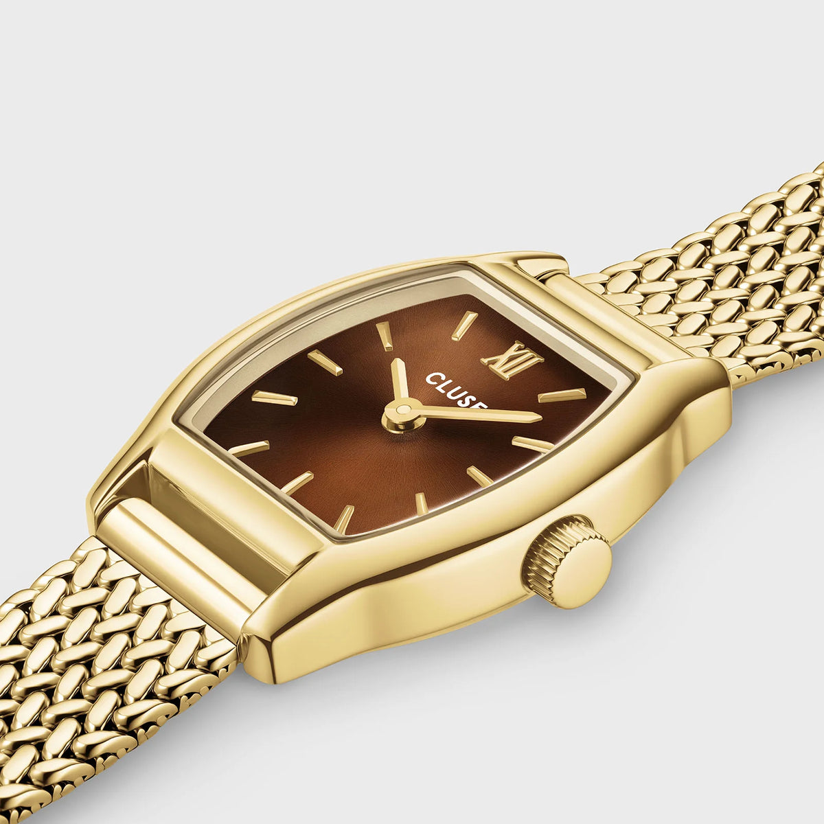 CLUSE Tonnette Mini Mesh Gold/Brown