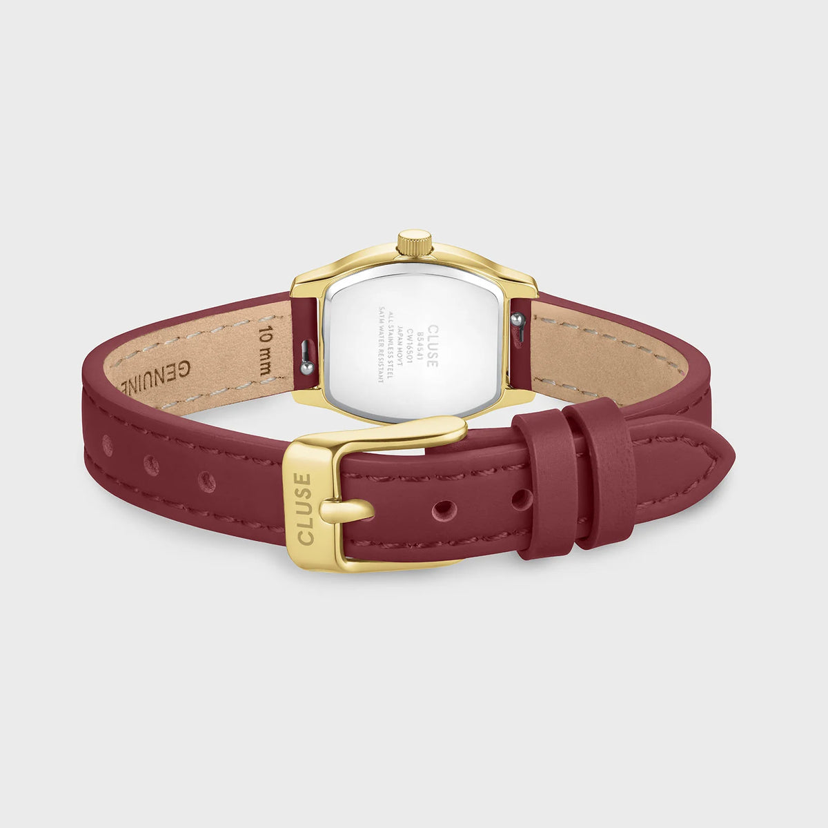 CLUSE Tonnette Mini Leather Gold/Red