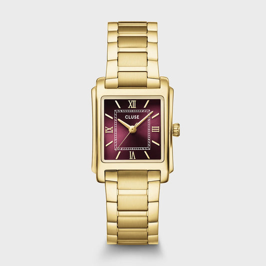 CLUSE Anglée Dark Cherry/Gold