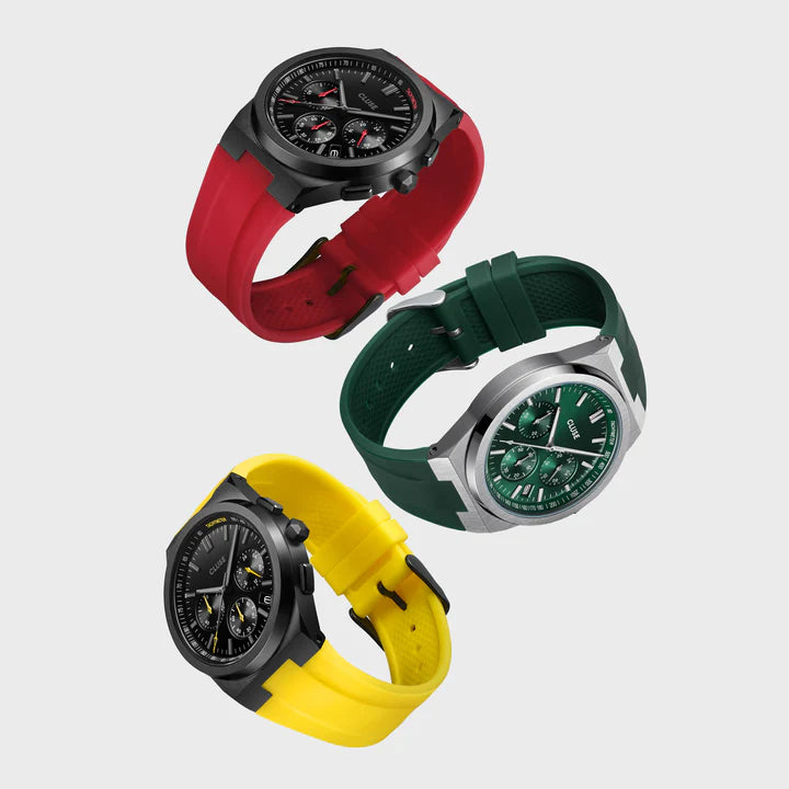 CLUSE Vigoureux Chrono Steel Green | Silicone