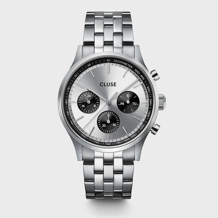 CLUSE Anthéor Multifunction Steel Silver