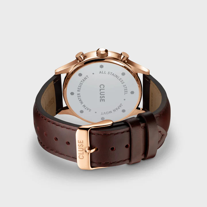 CLUSE Anthéor Multifunction Leather Rosé/Blue