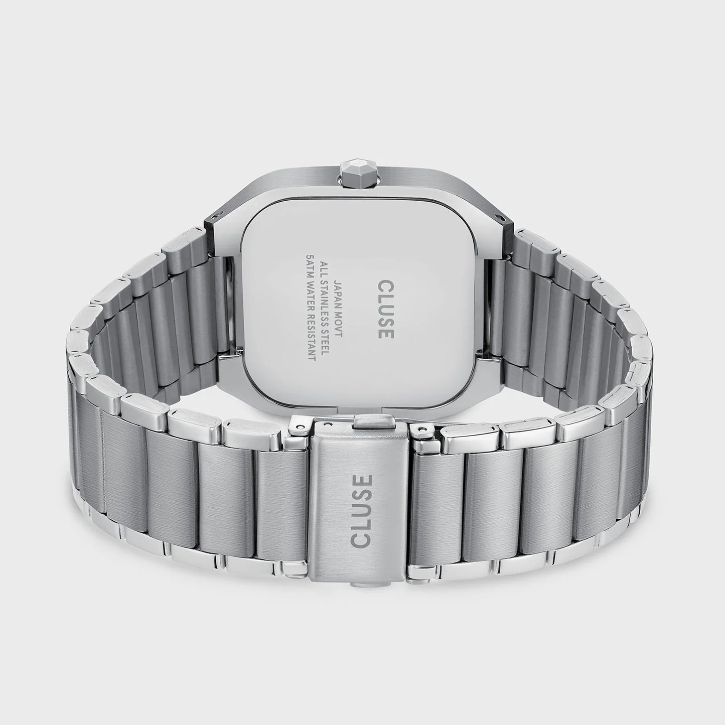 CLUSE Quadrus Steel Silver/Blue - John Ross Jewellers