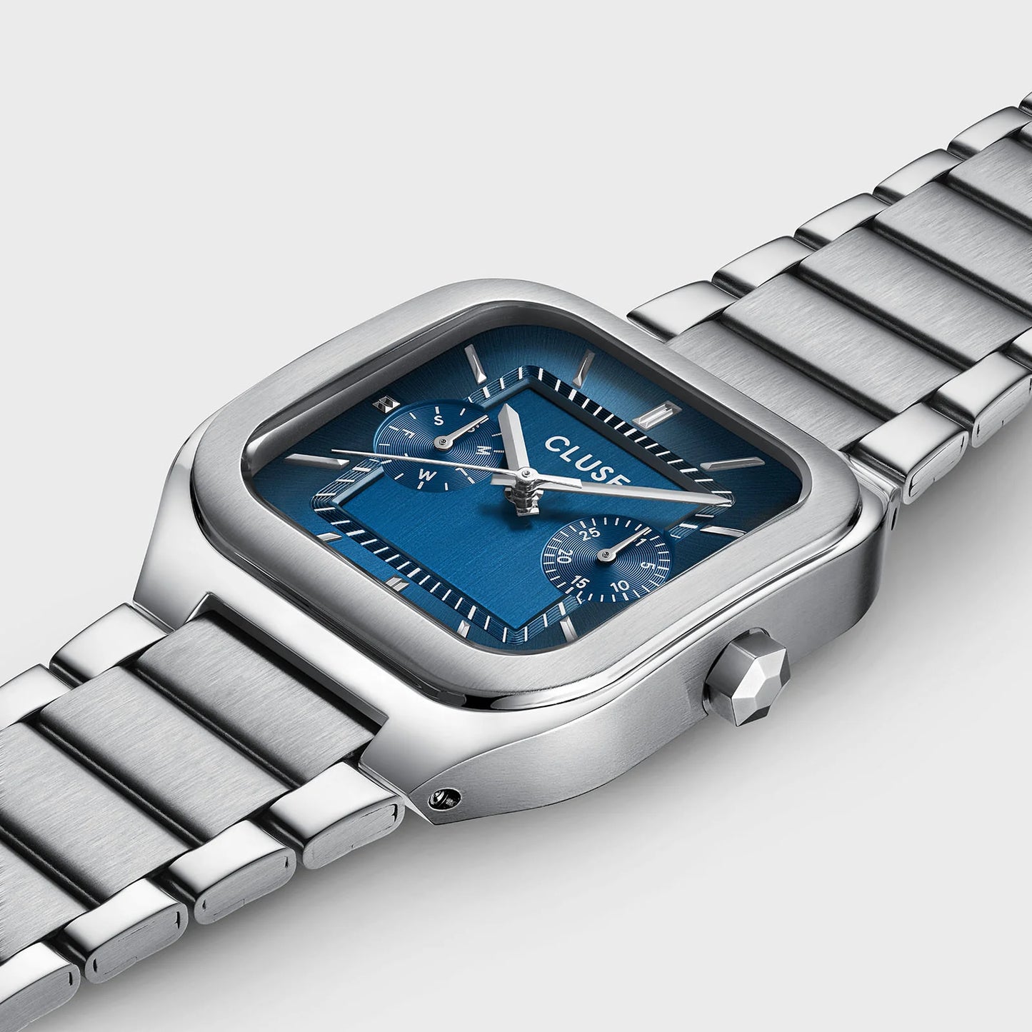 CLUSE Quadrus Multifunction Silver/Blue