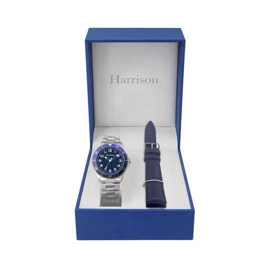 Communion Watch with Blue Face and Strap Set - John Ross Jewellers