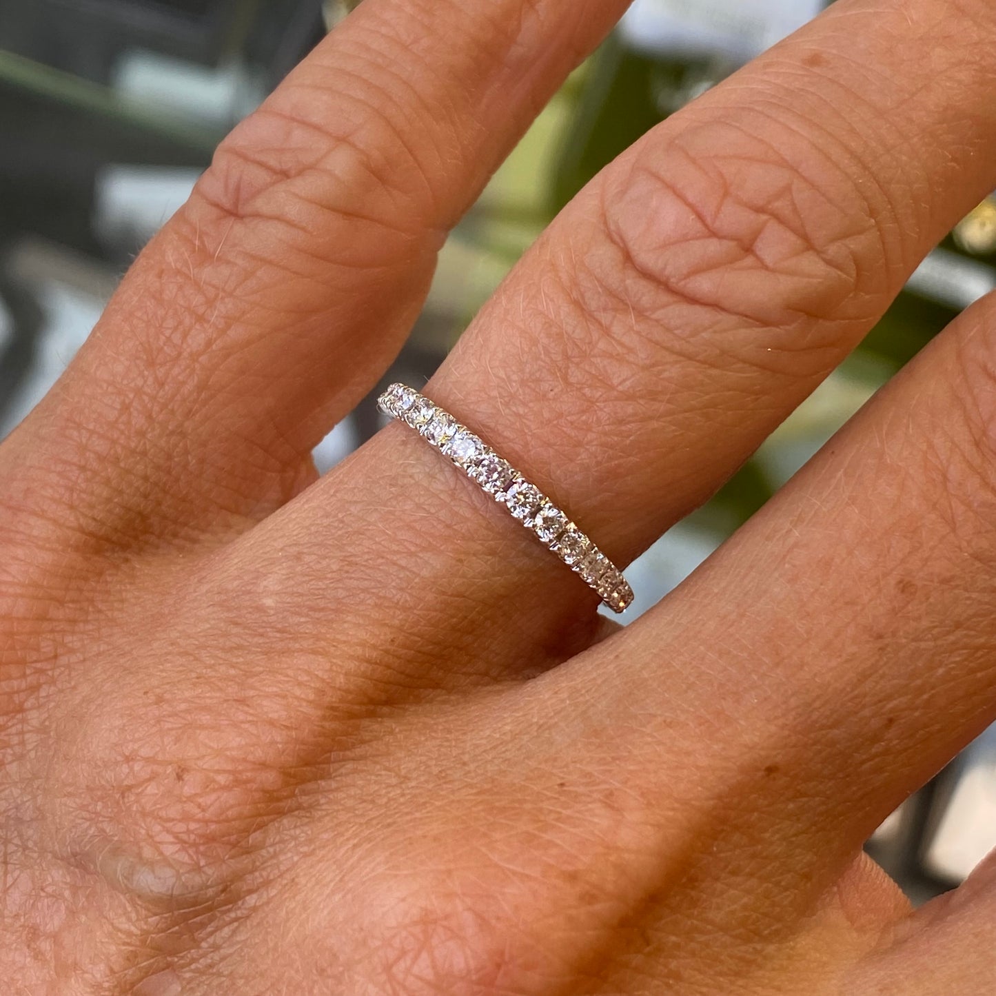 18ct Gold Diamond Eternity Ring 0.35ct | Graduated - John Ross Jewellers